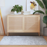 Portas de armário 2 pcs com design de persiana pinho maciço