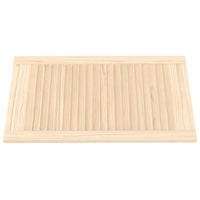 Portas de armário 4 pcs com design de persiana pinho maciço