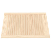 Portas de armário 2 pcs com design de persiana pinho maciço