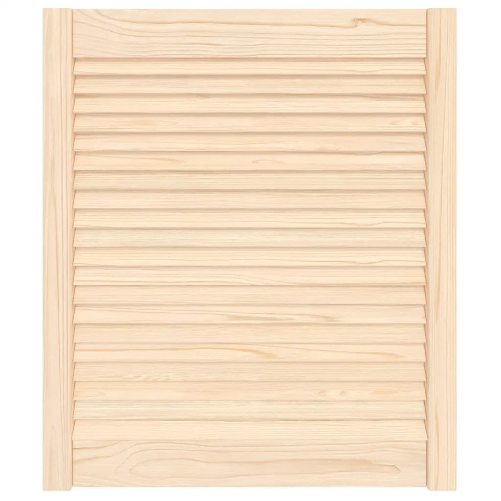 Porta de armário com design de persiana pinho maciço