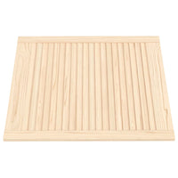 Portas de armário 4 pcs com design de persiana pinho maciço