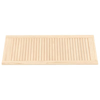 Portas de armário 4 pcs com design de persiana pinho maciço
