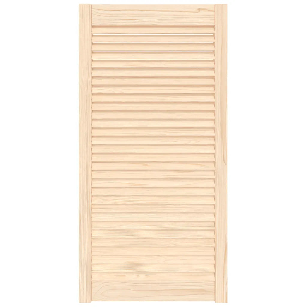 Porta de armário com design de persiana pinho maciço