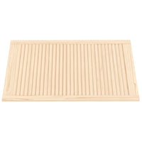 Portas de armário 4 pcs com design de persiana pinho maciço
