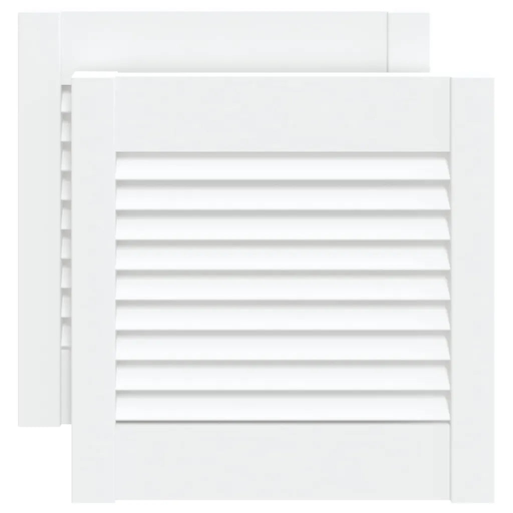 Portas de armário 2 pcs design de persiana pinho maciço