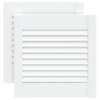 Portas de armário 2 pcs design de persiana pinho maciço