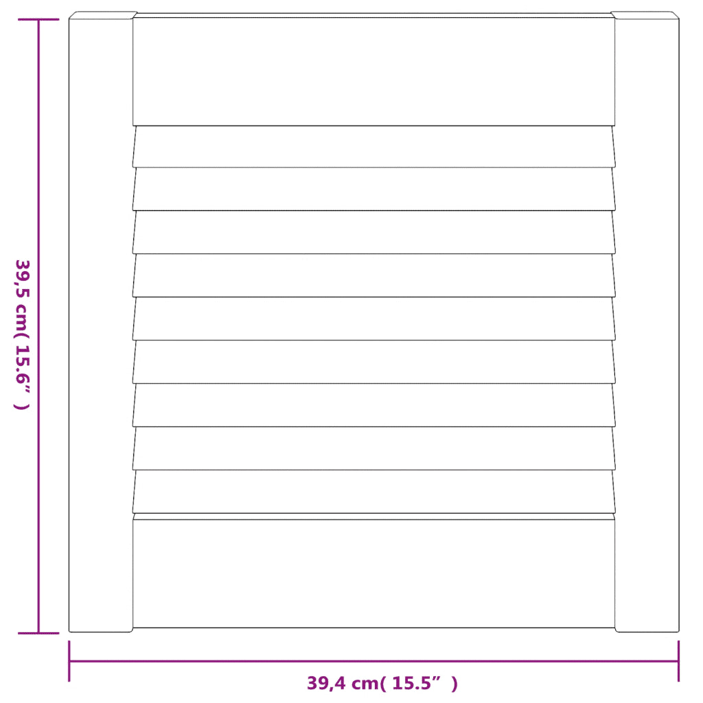 Portas de armário 2 pcs design de persiana pinho maciço