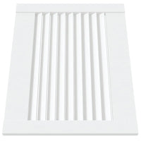Portas de armário 2 pcs design de persiana pinho maciço