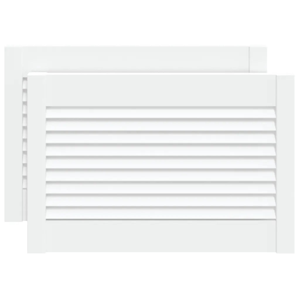 Portas de armário 2 pcs design de persiana pinho maciço