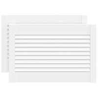 Portas de armário 2 pcs design de persiana pinho maciço