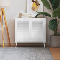 Portas de armário 2 pcs design de persiana pinho maciço