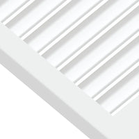 Portas de armário 2 pcs design de persiana pinho maciço