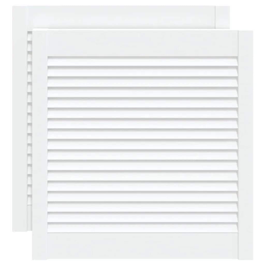 Portas de armário 2 pcs design de persiana pinho maciço