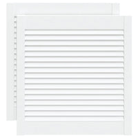 Portas de armário 2 pcs design de persiana pinho maciço