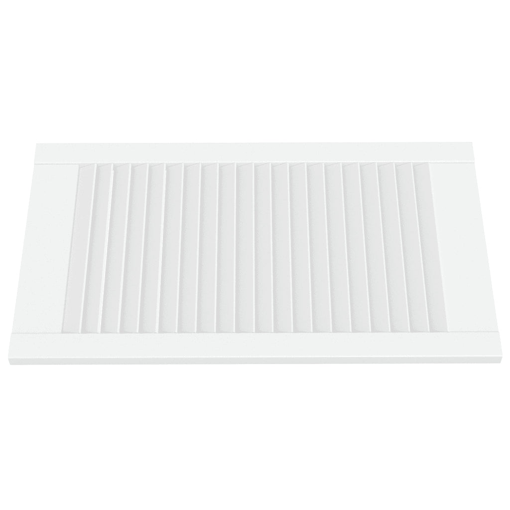 Portas de armário 2 pcs design de persiana pinho maciço