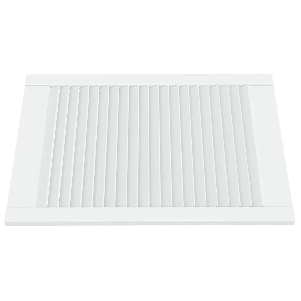 Portas de armário 2 pcs design de persiana pinho maciço