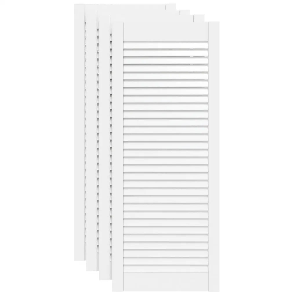 Portas de armário 4 pcs design de persiana pinho maciço