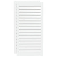 Portas de armário 2 pcs design de persiana pinho maciço