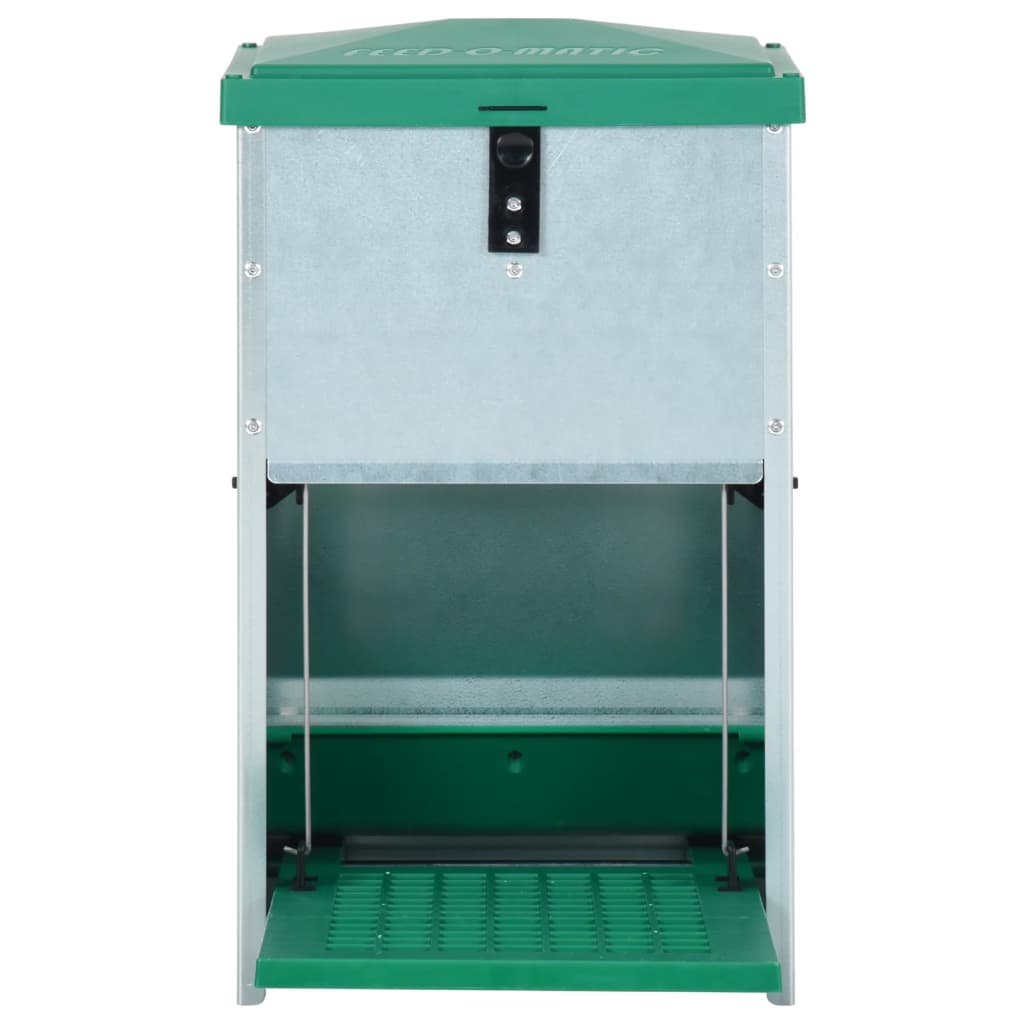 vidaXL Alimentador de capoeira automático com pedal 8 kg