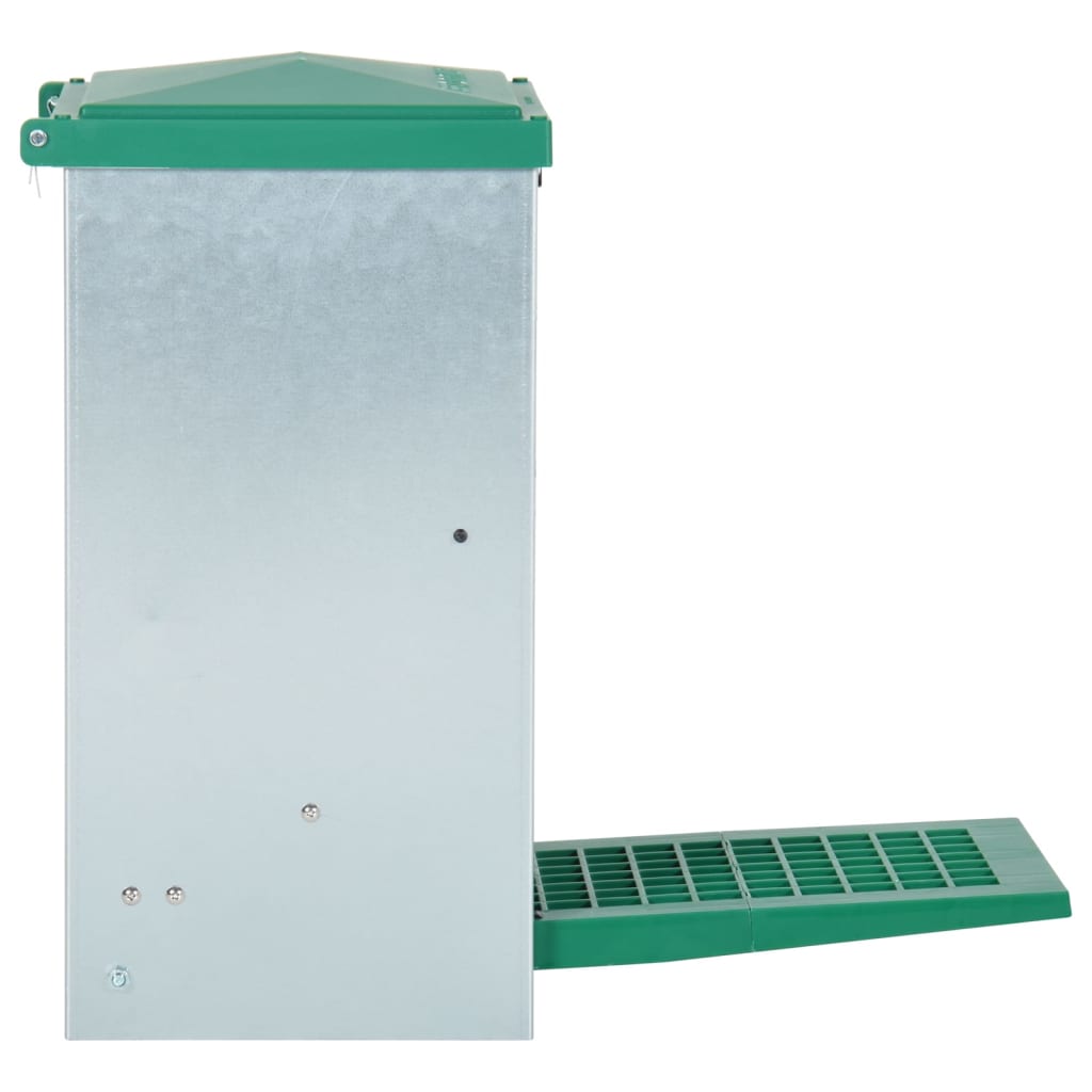 vidaXL Alimentador de capoeira automático com pedal 8 kg