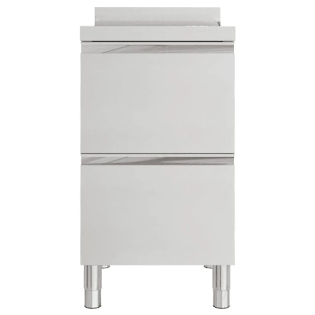 Armário de cozinha comercial com 2 gavetas 50x60x96 cm
