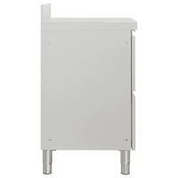 Armário de cozinha comercial com 2 gavetas 50x60x96 cm