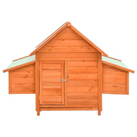 vidaXL Galinheiro 150x96x110 cm madeira de abeto maciça