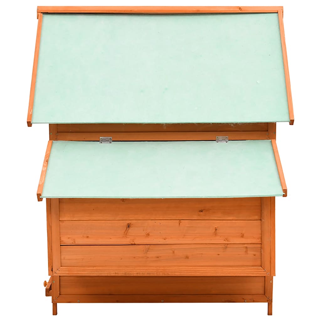 vidaXL Galinheiro 150x96x110 cm madeira de abeto maciça
