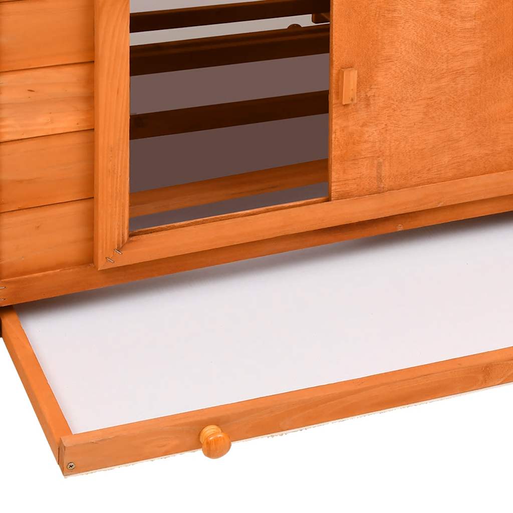 vidaXL Galinheiro 150x96x110 cm madeira de abeto maciça