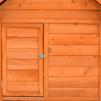 vidaXL Galinheiro 150x96x110 cm madeira de abeto maciça