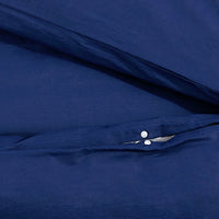 Conjunto capa de edredão 140x200cm microfibra leve  marinho