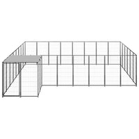 Canil 15,73 m² aço preto