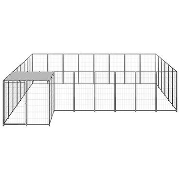 Canil 15,73 m² aço preto