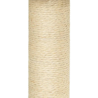 vidaXL Árvore p/ gatos c/ postes arranhadores sisal 92 cm cinza-claro
