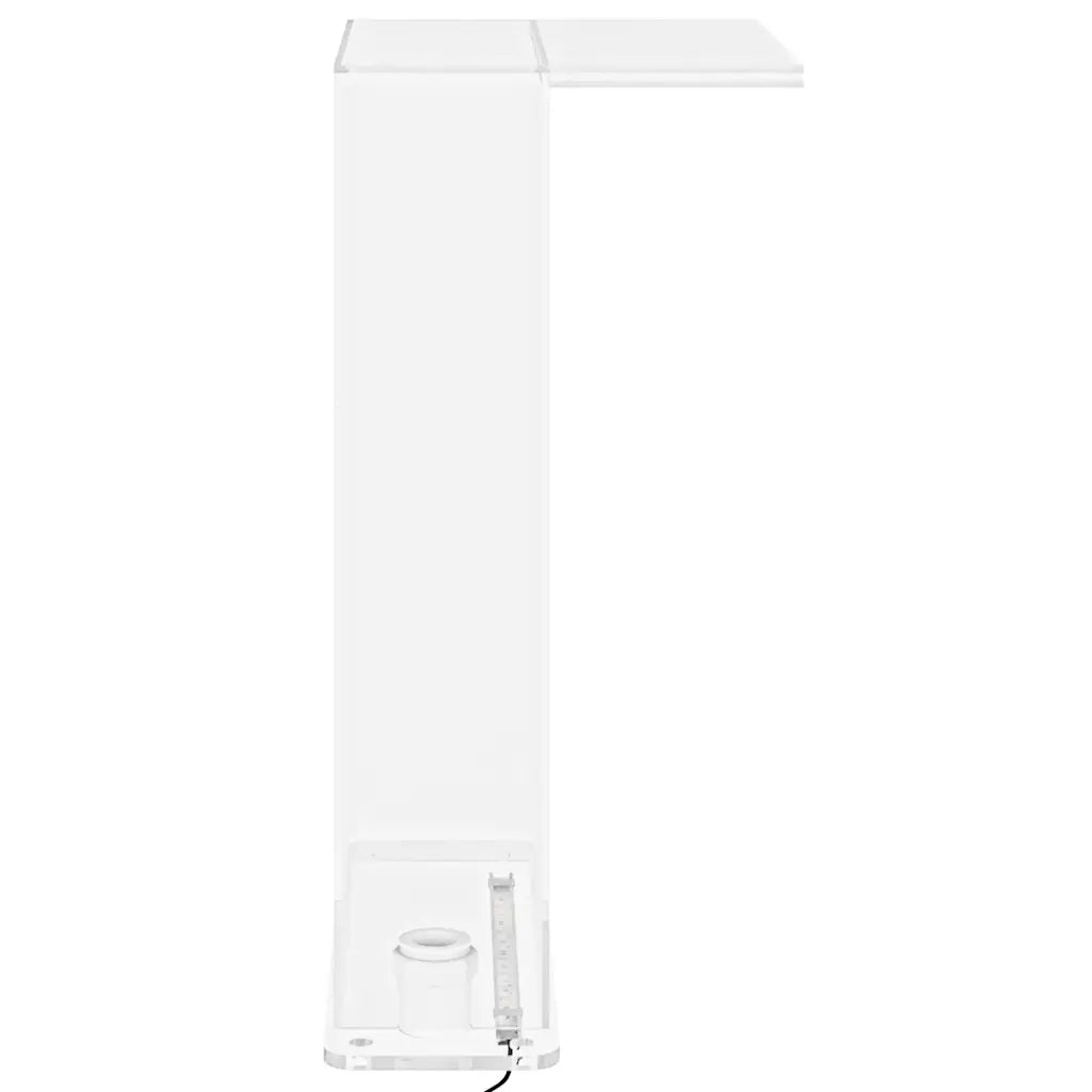Fonte de piscina com luzes LED RGB 51 cm acrílico