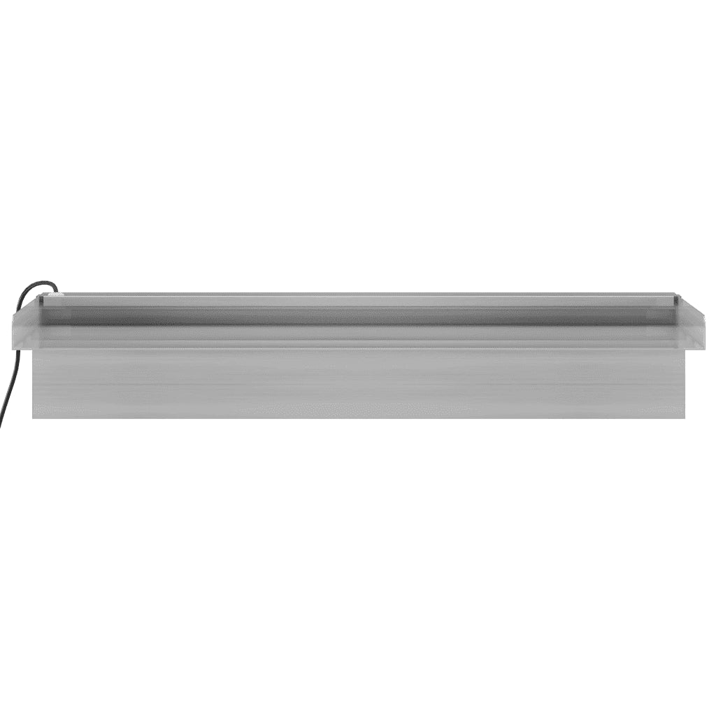 Cascata com LEDs RGB 45 cm aço inoxidável