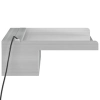 Cascata com LEDs RGB 45 cm aço inoxidável