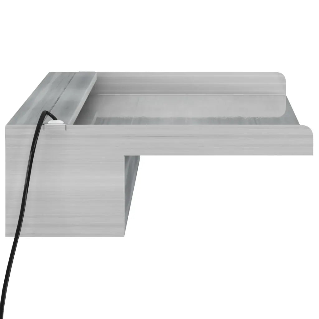Cascata com LEDs RGB 60 cm aço inoxidável