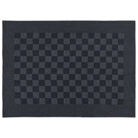 Conjunto de panos de cozinha 10 pcs algodão preto e cinzento