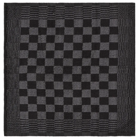 Conjunto de panos de cozinha 20 pcs algodão preto e cinzento