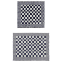 Conjunto de panos de cozinha 10 pcs algodão azul e branco