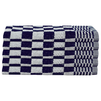 Conjunto de panos de cozinha 10 pcs algodão azul e branco