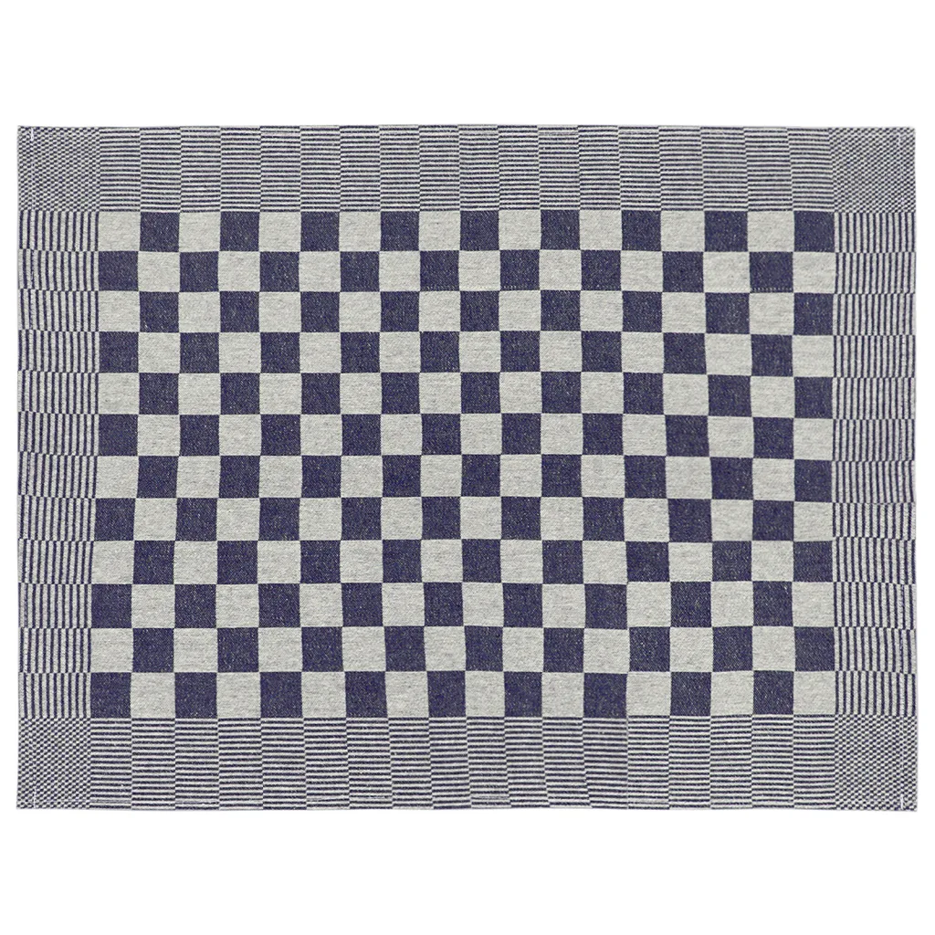 Conjunto de panos de cozinha 10 pcs algodão azul e branco