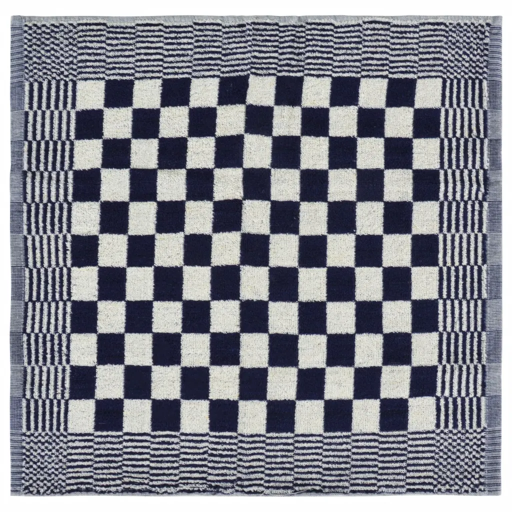 Conjunto de panos de cozinha 10 pcs algodão azul e branco