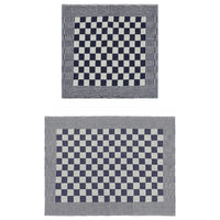 Conjunto de panos de cozinha 20 pcs algodão azul e branco