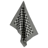 Conjunto de panos de cozinha 10 pcs algodão preto e branco