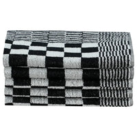 Conjunto de panos de cozinha 20 pcs algodão preto e branco