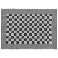 Conjunto de panos de cozinha 50 pcs algodão preto e branco