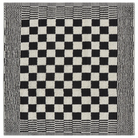 Conjunto de panos de cozinha 50 pcs algodão preto e branco