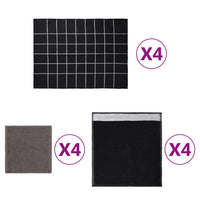 Conjunto de panos de cozinha 12 pcs algodão